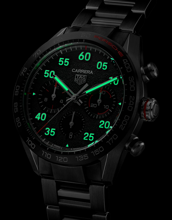 TAG Heuer Carrera Chronograph x Porsche, Stainless Steel, 44mm, CBN2A1F.BA0643
