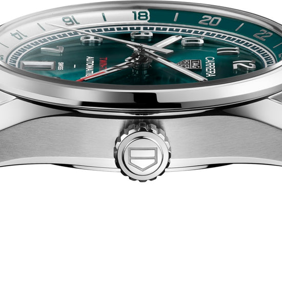 TAG Heuer Carrera Date Twin-Time, Stainless Steel, 41mm, WDA2114.BA0043