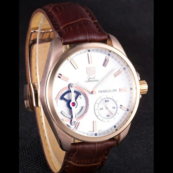 Tag Heuer Carrera Pendulum Brown Leather Strap new59052