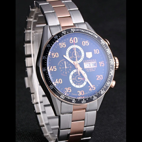 Tag Heuer Carrera Rose Gold and Stainless Steel Bracelet new59434