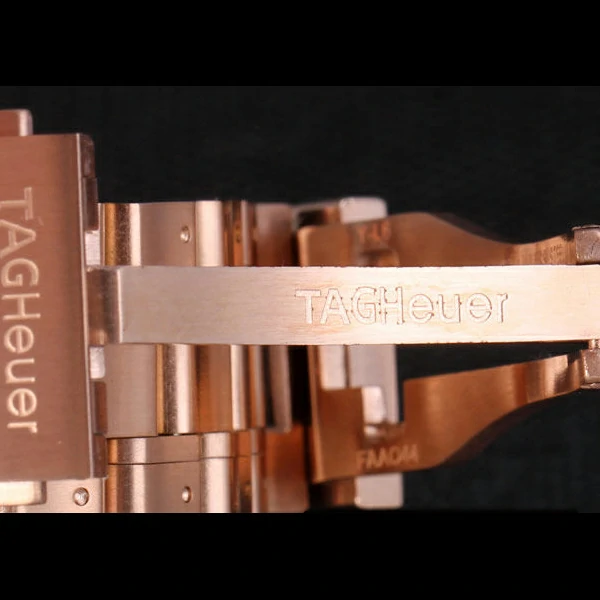 Tag Heuer Carrera Rose Gold Bracelet White Dial new59435