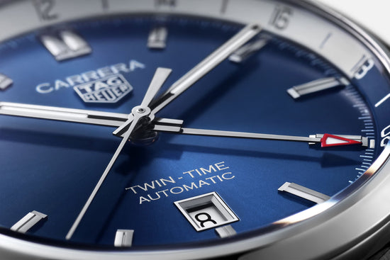 TAG Heuer Carrera Twin-Time Calibre 7 GMT, Stainless Steel, 41mm, WBN201A.BA0640