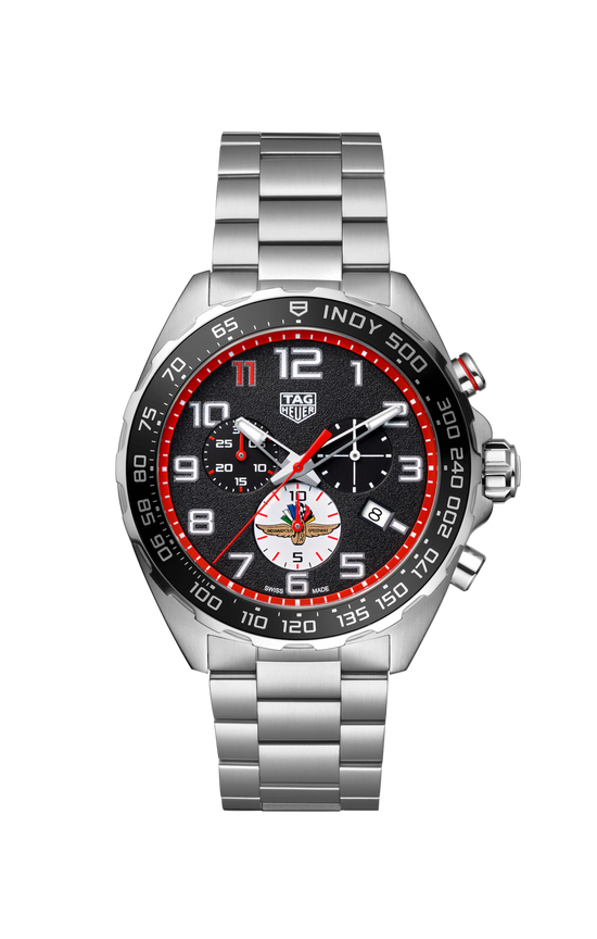 TAG Heuer Formula 1 Chronograph x INDY 500, Stainless Steel, 43mm, CAZ101AW.BA0842