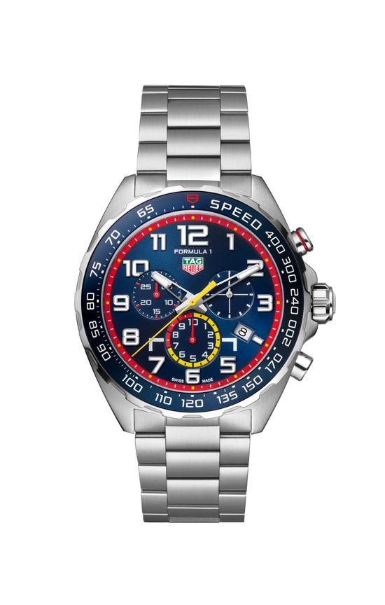 TAG Heuer Formula 1 Chronograph x Red Bull Racing Special Edition, Stainless Steel, 43mm, CAZ101AL.BA0842
