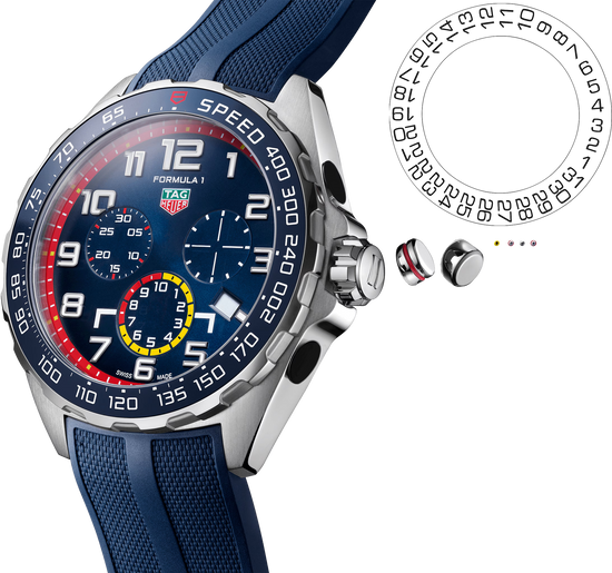 TAG Heuer Formula 1 Chronograph x Red Bull Racing Special Edition, Stainless Steel, 43mm, CAZ101AL.FT8052