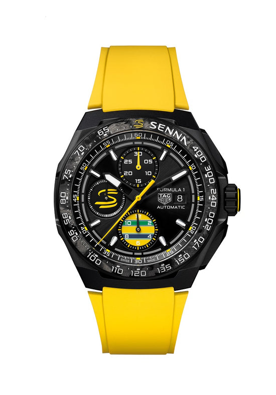 TAG Heuer Formula 1 Chronograph x Senna Special Edition, Titanium, 44mm, CBZ2081.FT8092