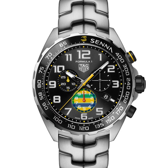 TAG Heuer Formula 1 Chronograph x Senna, Stainless Steel, 43mm, CAZ101AX.BA0637