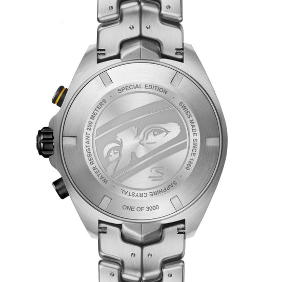 TAG Heuer Formula 1 Chronograph x Senna, Stainless Steel, 43mm, CAZ101AX.BA0637