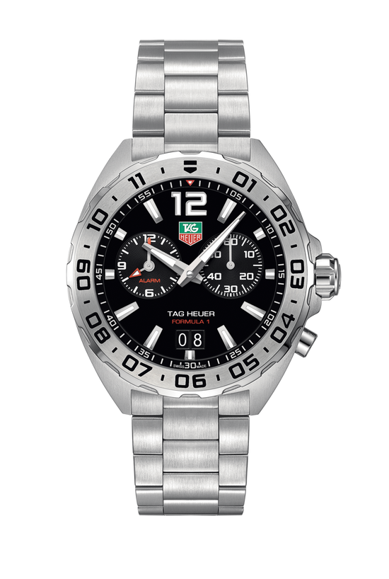 TAG Heuer Formula 1 Date Alarm Stainless Steel, 41mm, WAZ111A.BA0875