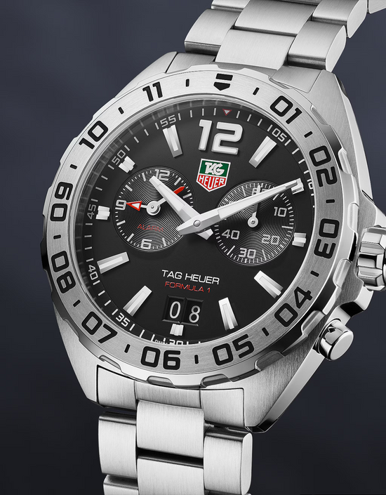 TAG Heuer Formula 1 Date Alarm Stainless Steel, 41mm, WAZ111A.BA0875