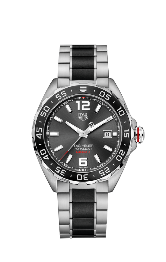 TAG Heuer Formula 1 Date, Automatic, 43 mm, Stainless Steel, Сeramic WAZ2011.BA0843