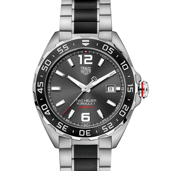 TAG Heuer Formula 1 Date, Automatic, 43 mm, Stainless Steel, Сeramic WAZ2011.BA0843