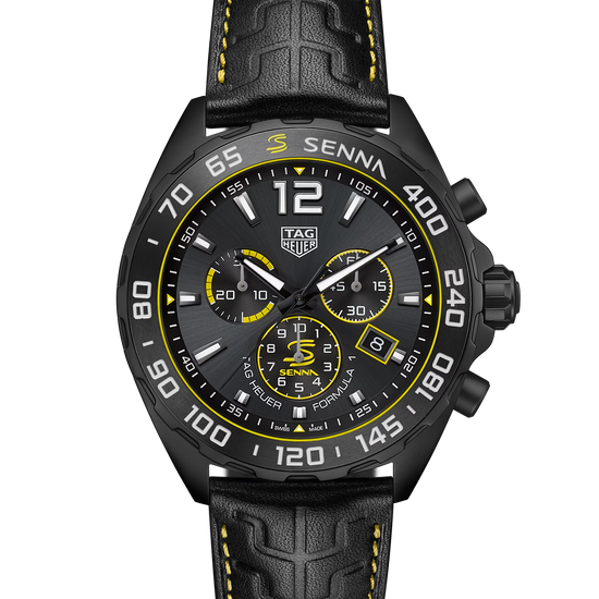 TAG Heuer Formula 1 Senna Chronograph, DLC Stainless Steel, 43mm, CAZ101AJ.FC6487