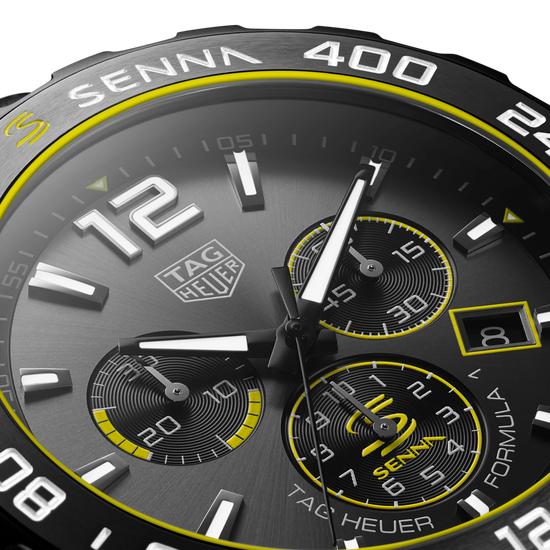 TAG Heuer Formula 1 Senna Chronograph, DLC Stainless Steel, 43mm, CAZ101AJ.FC6487