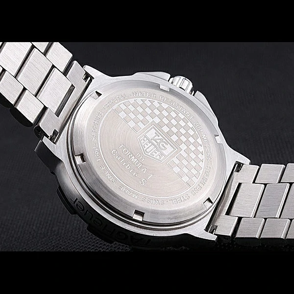 Tag Heuer Formula One Grande Date Black Dial Stainless Steel Bracelet new60180