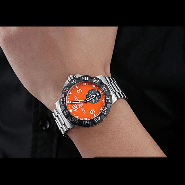 Tag Heuer Formula One Grande Date Orange Dial Stainless Steel Bracelet new60183