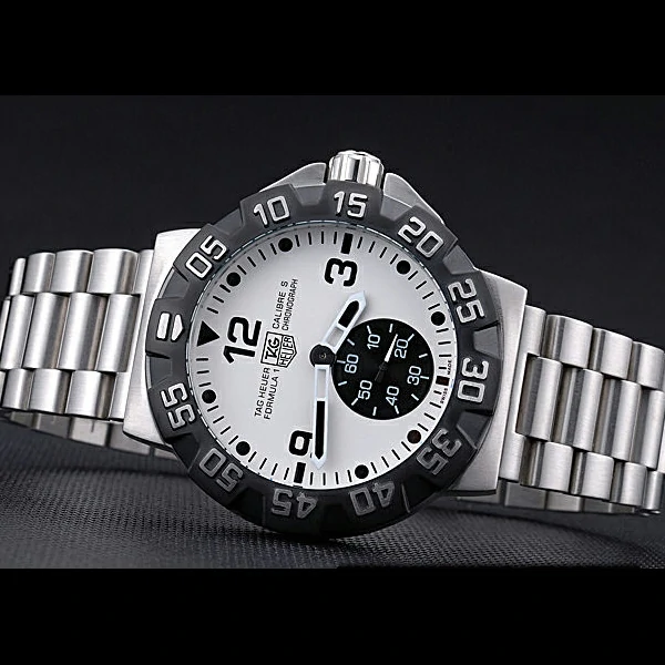 Tag Heuer Formula One Grande Date White Dial Stainless Steel Bracelet new60181