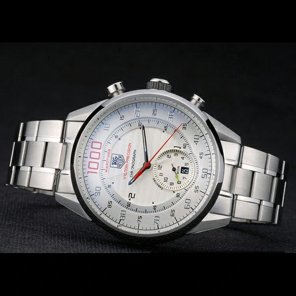Tag Heuer MikroTimer Stainless Steel Strap White Dial new59257
