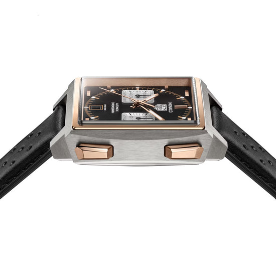 TAG Heuer Monaco Chronograph Automatic 39mm Titanium and 18k 5N Rose Gold, CDW2150.FC8360