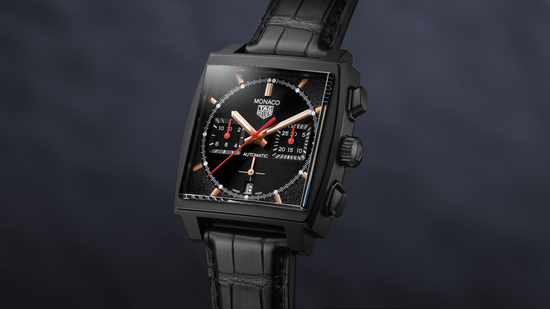 TAG Heuer Monaco Chronograph Automatic, Black DLC Titanium, 39mm, CBL2180.FC6497