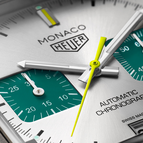 TAG Heuer Monaco Chronograph Racing Green Automatic, Titanium, 39mm, CAW218E.FC6565