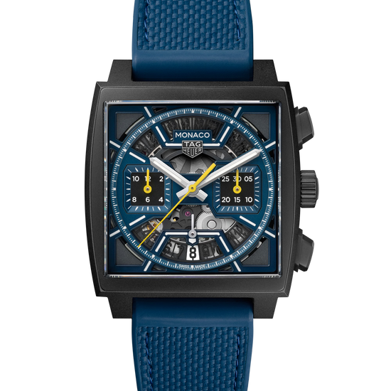 TAG Heuer Monaco Chronograph Skeleton, Black DLC Titanium, Automatic, 39mm, CBL2188.FT6261
