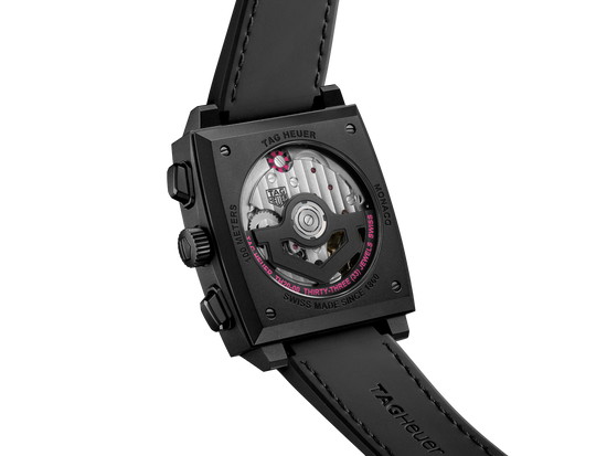TAG Heuer Monaco Chronograph Skeleton, Black DLC Titanium, Automatic, 39mm, CBL218B.FT6236
