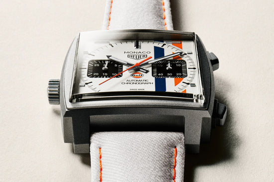 TAG Heuer Monaco Chronograph x Gulf Automatic, Titanium, 39mm, CAW218G.EB0393