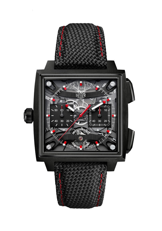 TAG Heuer Monaco Evergraph Automatic 40mm Titanium coated with black DLC, CEW5180.FT8122