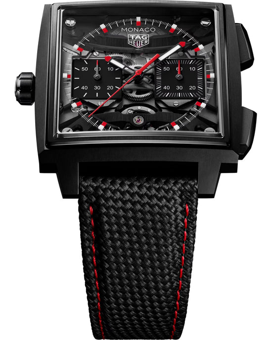 TAG Heuer Monaco Evergraph Automatic 40mm Titanium coated with black DLC, CEW5180.FT8122