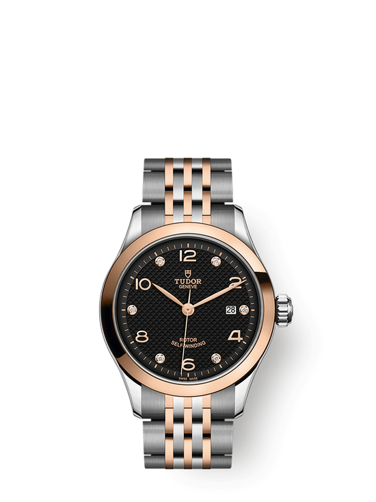 Tudor Replica Watch 1926, Stainless Steel and 18k Rose Gold with Diamond-set, 28mm, M91351-0004