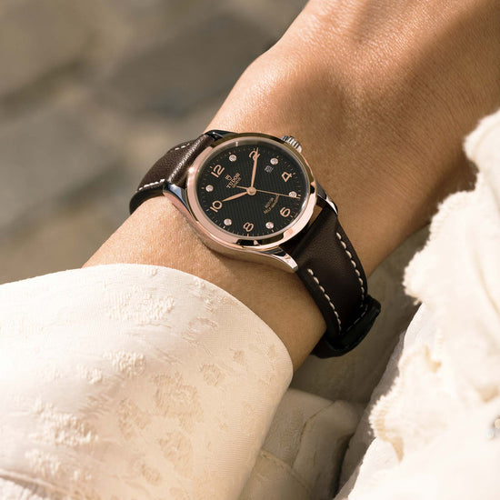 Tudor Replica Watch 1926, Stainless Steel and 18k Rose Gold with Diamond-set, 28mm, M91351-0008