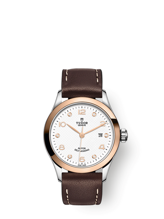 Tudor Replica Watch 1926, Stainless Steel and 18k Rose Gold with Diamond-set, 28mm, M91351-0012
