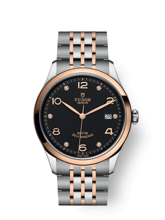 Tudor Replica Watch 1926, Stainless Steel and 18k Rose Gold with Diamond-set, 39mm, M91551-0004