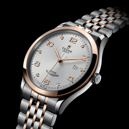 Tudor Replica Watch 1926, Stainless Steel and 18k Rose Gold with Diamond-set, 41mm, M91651-0002