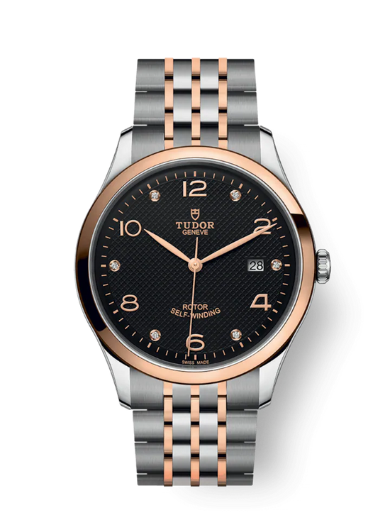Tudor Replica Watch 1926, Stainless Steel and 18k Rose Gold with Diamond-set, 41mm, M91651-0004