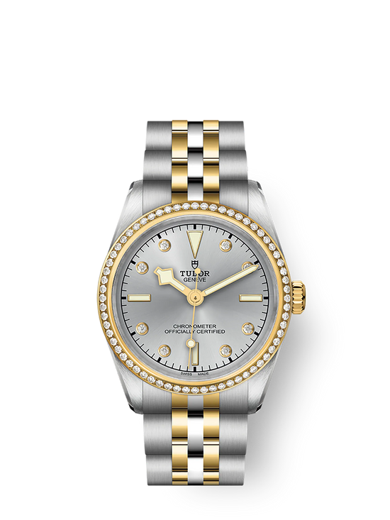 Tudor Replica Watch Black Bay 31 S &G, 316L Stainless Steel, 18k Yellow Gold and Diamonds, M79613-0006