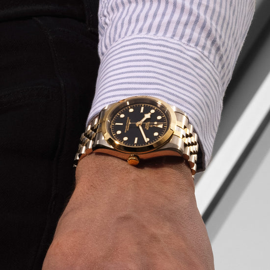 Tudor Replica Watch Black Bay 41 S &G, Stainless Steel and 18k Yellow Gold, M79683-0001