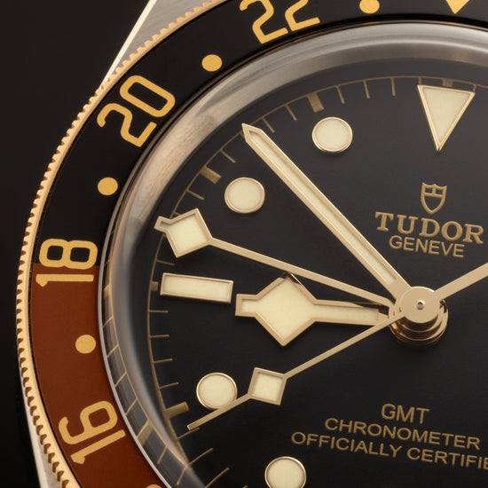 Tudor Replica Watch Black Bay GMT S &G, Stainless Steel and 18k Yellow Gold, 41mm, M79833MN-0001