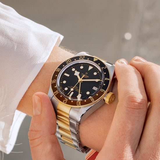 Tudor Replica Watch Black Bay GMT S &G, Stainless Steel and 18k Yellow Gold, 41mm, M79833MN-0001