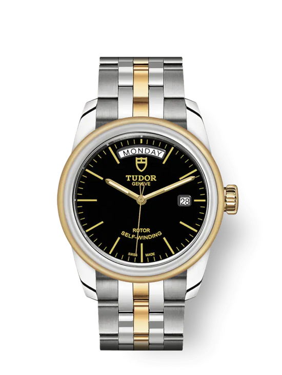 Tudor Replica Watch Glamour Date+Day, Stainless Steel and 18k Yellow Gold, 39mm, M56003-0007