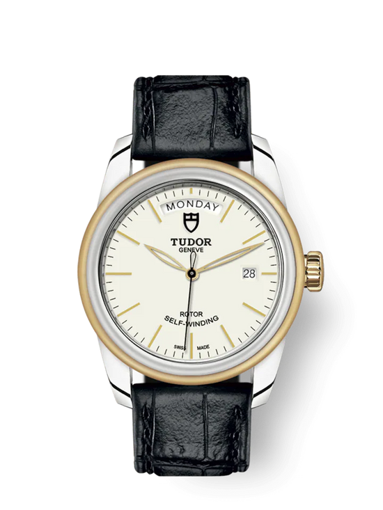Tudor Replica Watch Glamour Date+Day, Stainless Steel and 18k Yellow Gold, 39mm, M56003-0107