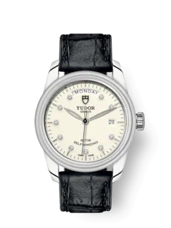 Tudor Replica Watch Glamour Date+Day, Stainless Steel and Diamond-set, 39mm, M56000-0184