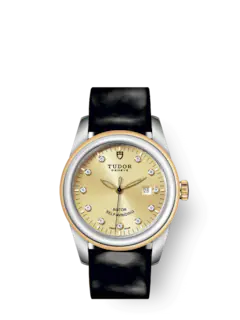 Tudor Replica Watch Glamour Date, Stainless Steel and 18k Yellow Gold with Diamond-set, 31mm, M53003-0041