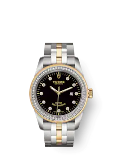 Tudor Replica Watch Glamour Date, Stainless Steel and 18k Yellow Gold with Diamond-set, 31mm, M53023-0017