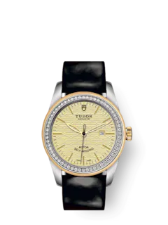 Tudor Replica Watch Glamour Date, Stainless Steel and 18k Yellow Gold with Diamond-set, 31mm, M53023-0046