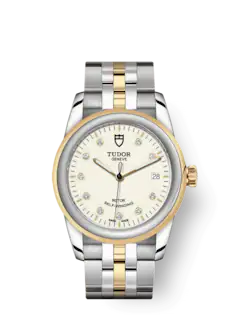 Tudor Replica Watch Glamour Date, Stainless Steel and 18k Yellow Gold with Diamond-set, 36mm, M55003-0083