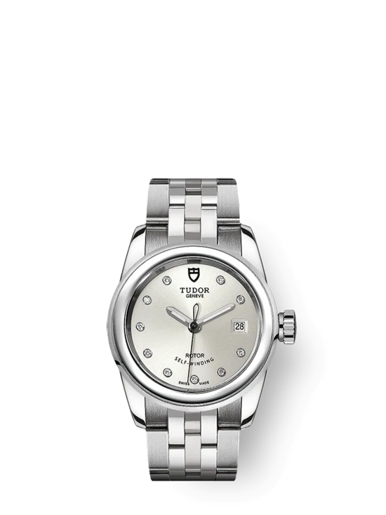 Tudor Replica Watch Glamour Date, Stainless Steel and Diamond-set, 26mm, M51000-0002