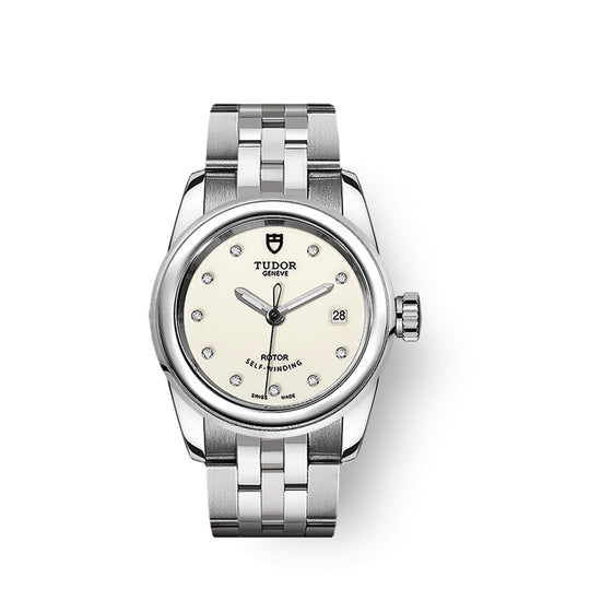 Tudor Replica Watch Glamour Date, Stainless Steel and Diamond-set, 26mm, M51000-0028