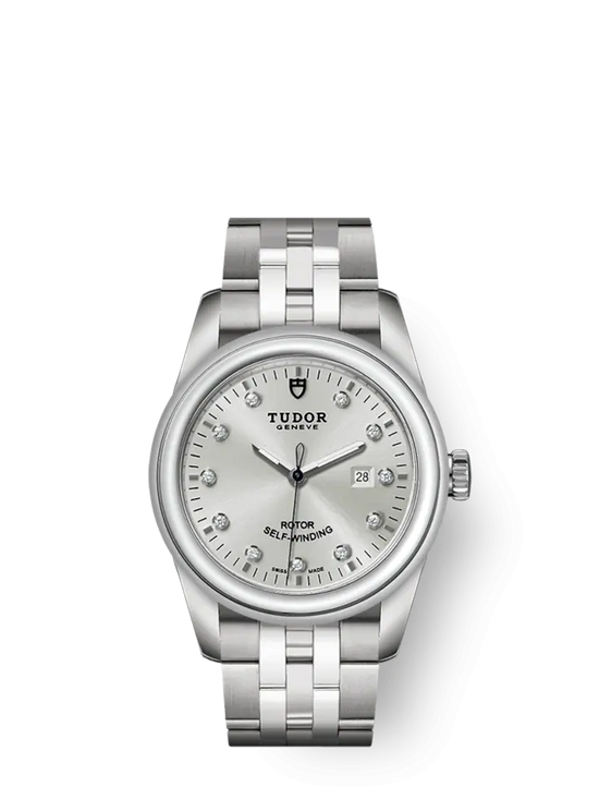 Tudor Replica Watch Glamour Date, Stainless Steel and Diamond-set, 31mm, M53000-0003